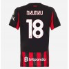 AC Milan Christopher Nkunku #18 Hjemmedrakt Kvinner 2025-26 Kortermet